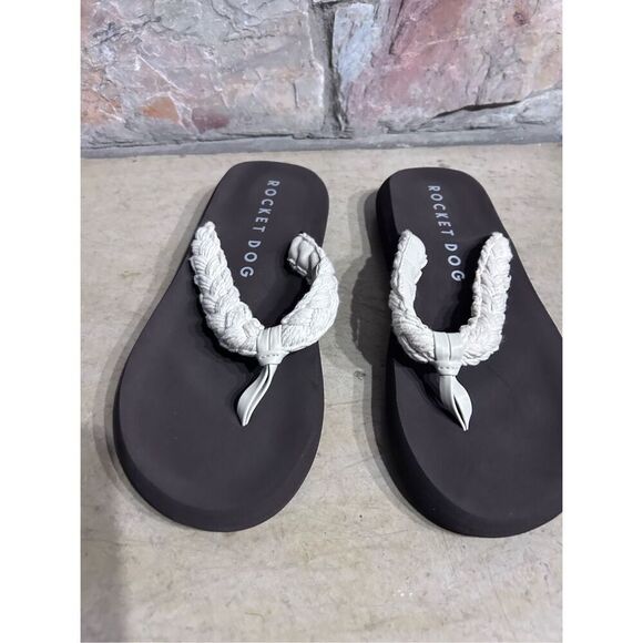 Rocket Dog Braided Women's Size 10 Thongs Flip Flop Sandals - Picture 5 of 8